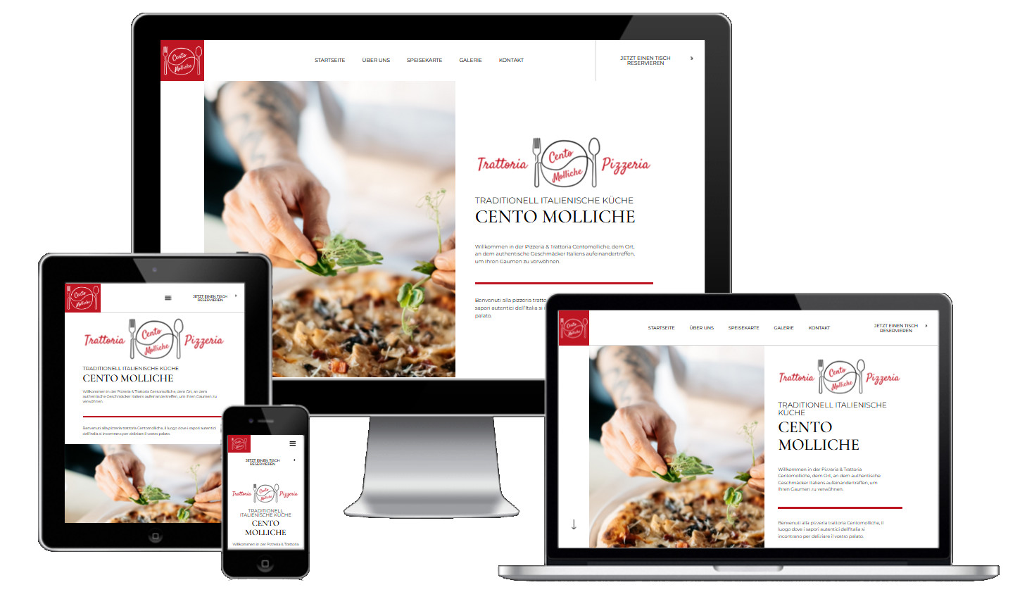 Referenzbild Pizzeria & Trattoria Cento Molliche aus Berlin-Niederschöneweide.