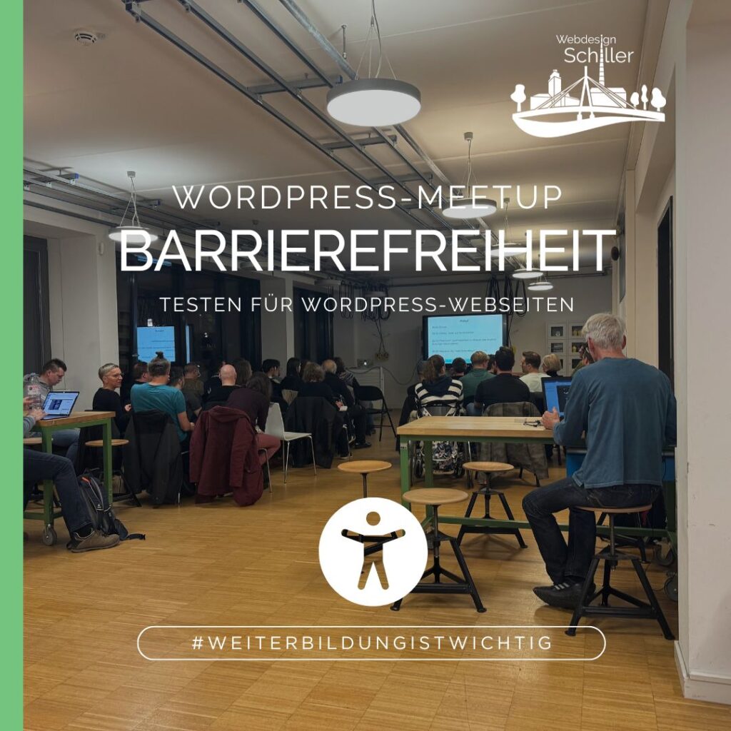 Beitragsbild WordPress-Meetup zum Thema Barrierefreiheit